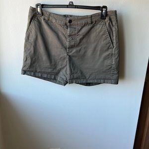 ASOS Button Fly Green Shorts